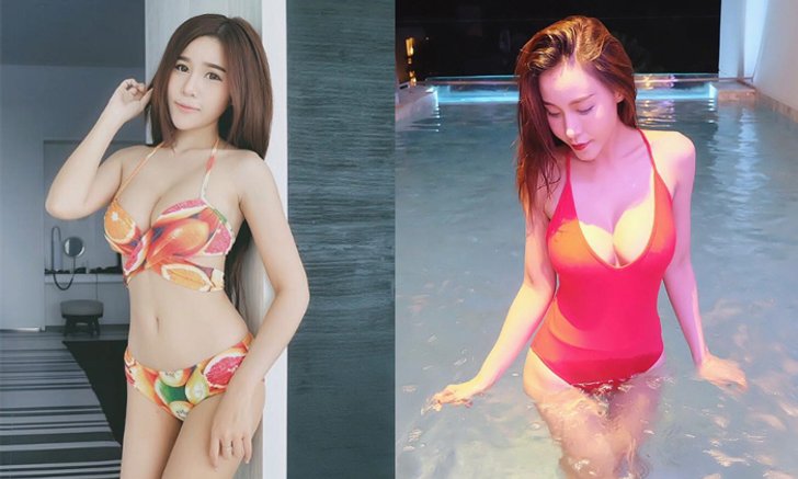 เซ็กซี่คูณสอง นุ๊กซี่ - ฟ้า พริตตี้สาวเพื่อนซี้ในชุดว่ายน้ำ