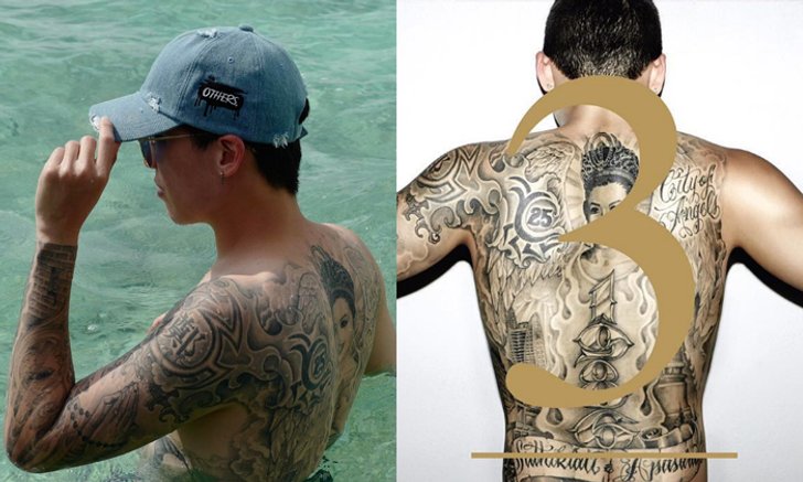 เปิดรอยสักพร้อมความหมาย “ป๊อก ภัสสรกรณ์”