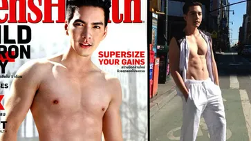 นิว วงศกร อวดหุ่นล่ำ ลง Men's Health