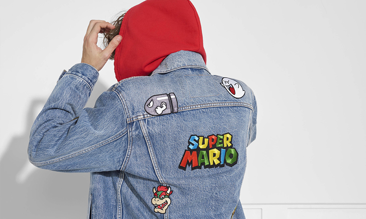 Levi's® X Super Mario โดดเด่นด้วยกราฟิกและสีสันสดใส