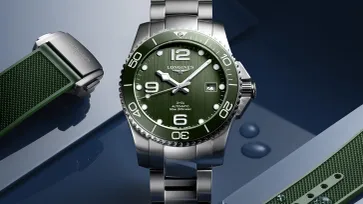 Longines HydroConquest โฉมใหม่มาพร้อมเฉดสีเขียว