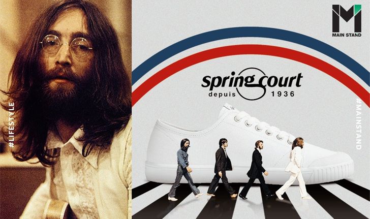 SPRING COURT : สนีกเกอร์ที่เป็นปรากฏการณ์เพราะ จอห์น เลนน่อน ใส่มาเดิน ABBEY ROAD