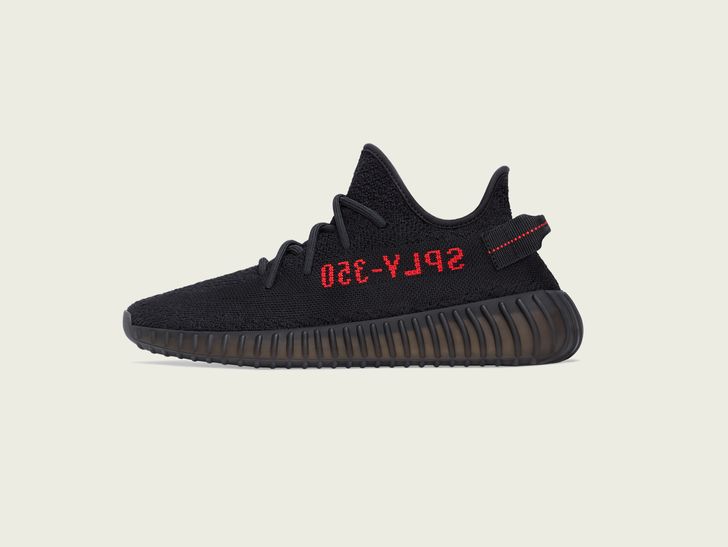  YEEZY BOOST 350 V2 CORE BLACK/ CORE BLACK/ RED