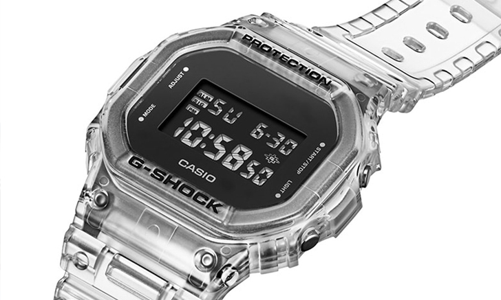 G-SHOCK เปิดตัวนาฬิกา DW-5600 รุ่นใหม่มาแบบใส