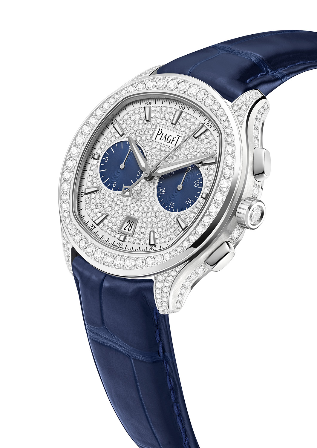 Piaget Polo Chronograph Adorned with Diamonds (G0A46049)