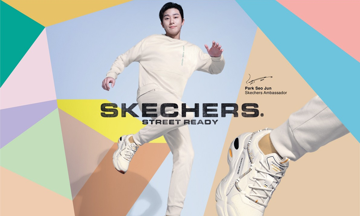 เติมลุคตสตรีทแบบ พัคซอจุน ด้วย Skechers คอลเลกชันใหม่รับฤดูใบไม้ผลิ