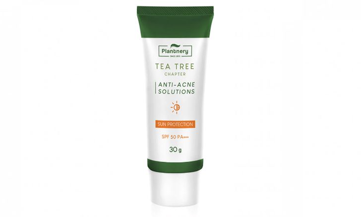 ครีมกันแดดผู้ชาย 2022 Plantnery Tea Tree Sunscreen Acne Oil Control 