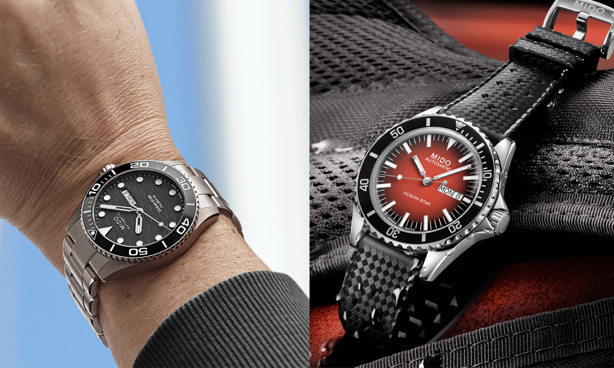 Mido อวดโฉมนาฬิกา 2 ดีไซน์ใหม่ Ocean Star 200C Titanium และ Ocean Star Tribute Gradient