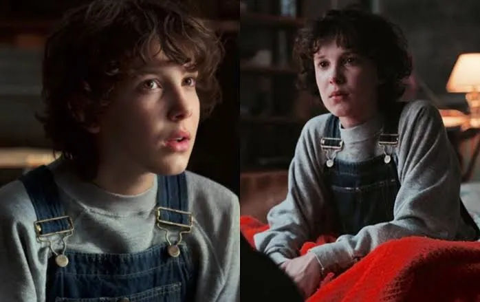 ลุคน่ารัก ๆ ของ Eleven กับเสื้อสเวตเตอร์สีอ่อน และ เอี๊ยมยีนส์