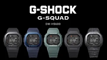 G-SQUAD DW-H5600 สืบทอดรูปทรงอันเป็นเอกลักษณ์ของ G-SHOCK รุ่นแรก