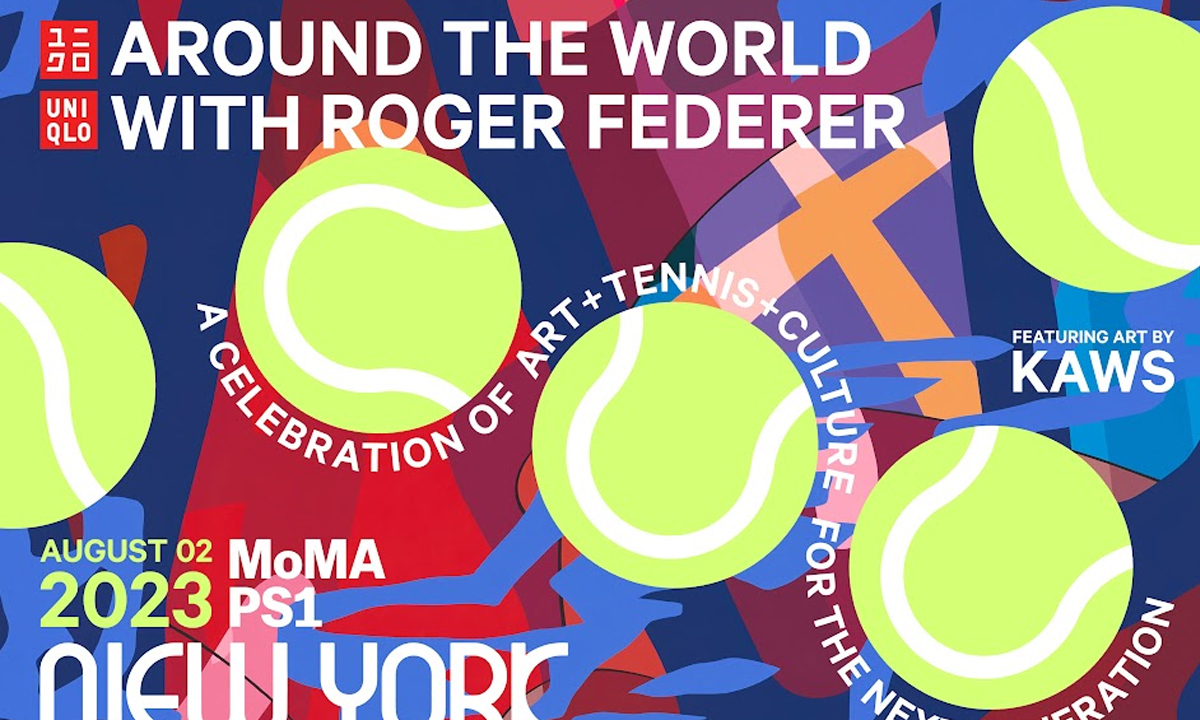 ยูนิโคล่ ร่วมกับ โรเจอร์ เฟเดอเรอร์ และ KAWS เปิดตัว Around the World with Roger Federer