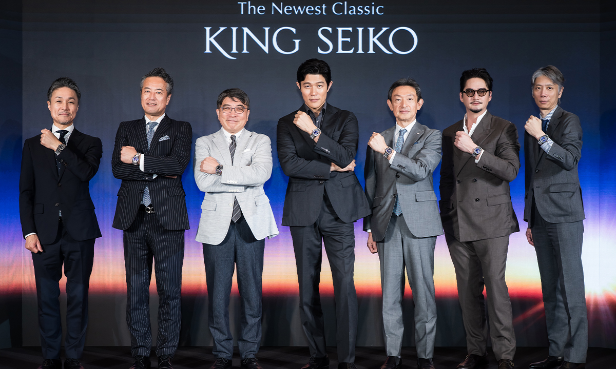 King Seiko ต้อนรับแบรนด์แอมบาสเดอร์ระดับโลกคนแรกที่กรุงเทพฯ