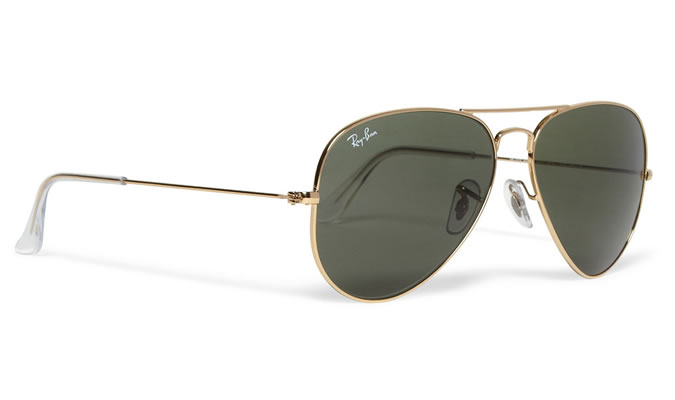 แว่นตา Ray-Ban Aviator Gold-Tone Sunglasses 