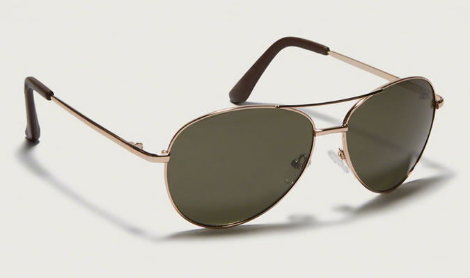 แว่นตา Abercrombie & Fitch Men’s Aviator Sunglasses