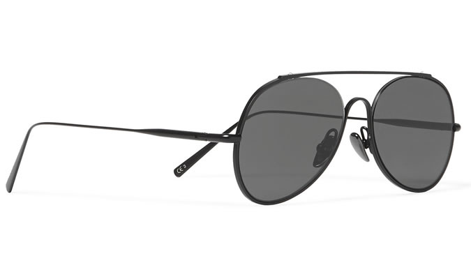 แว่นตา  Acne Studios Spitfire Aviator-Style Metal Sunglasses