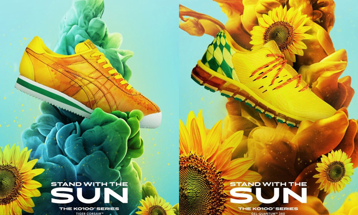 Asics ออกรองเท้ารุ่นลิมิเต็ดครบรอบ 100 ปี ธีม Stand With The SUN