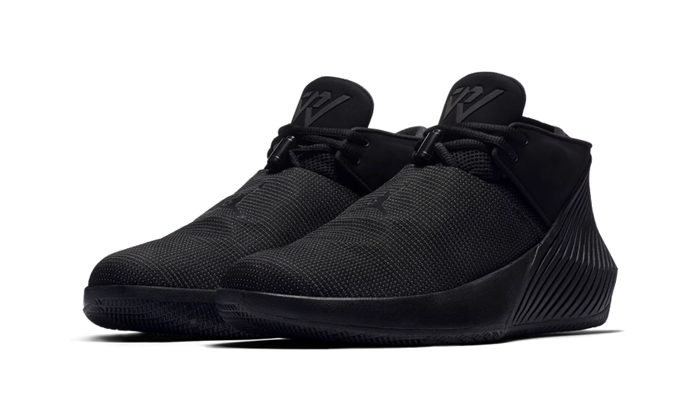 ดูดีทีเดียว Nike Jordan Why Not Zer0.1 รองเท้าบาสรูปโฉมสีดำล้วน