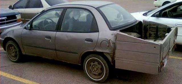 ถ้าท้ายรถโดนเสย