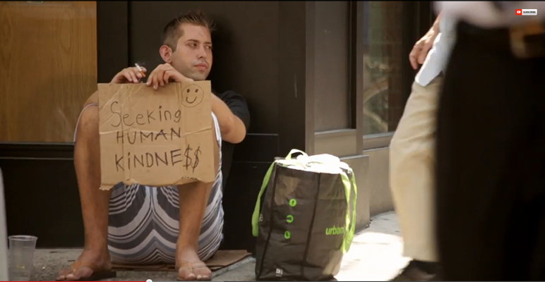 นายโจ หนุ่มขอทานข้างถนน