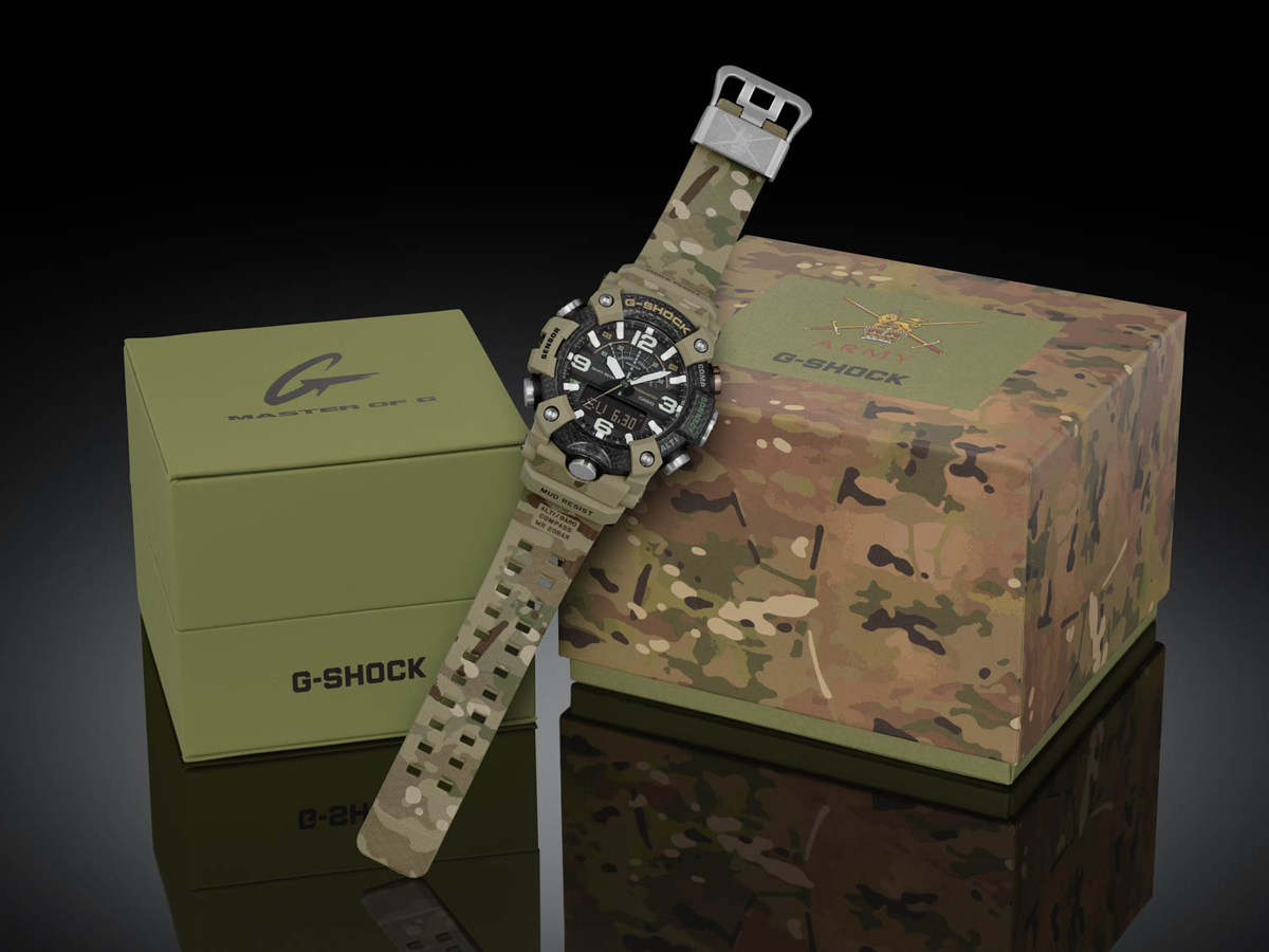 G-SHOCK MUDMASTER x BRITISH ARMY GG-B100BA-1A Limited Model