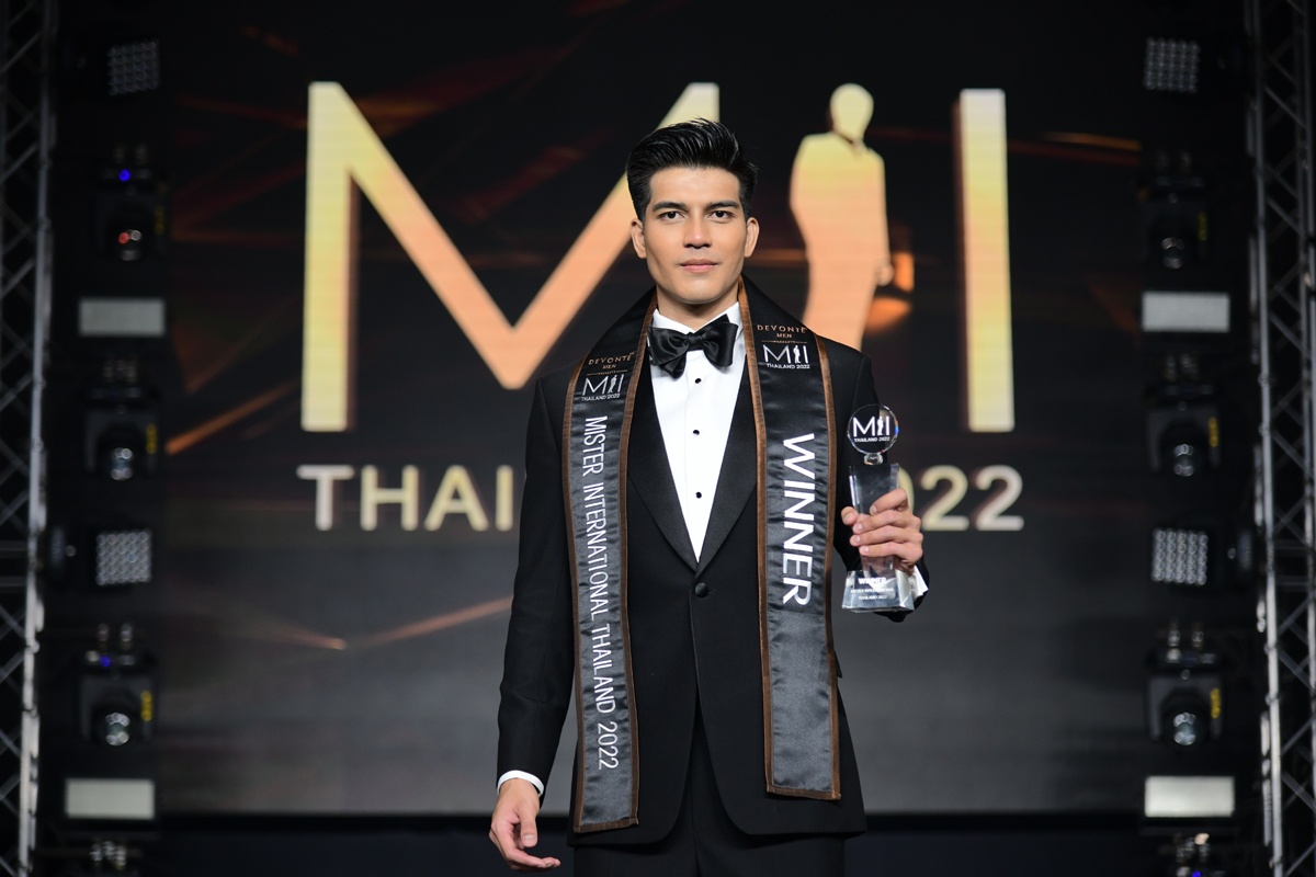 ต่อสุรศักดิ์ เมืองแก้ว คว้าแชมป์ Mister International Thailand 2022