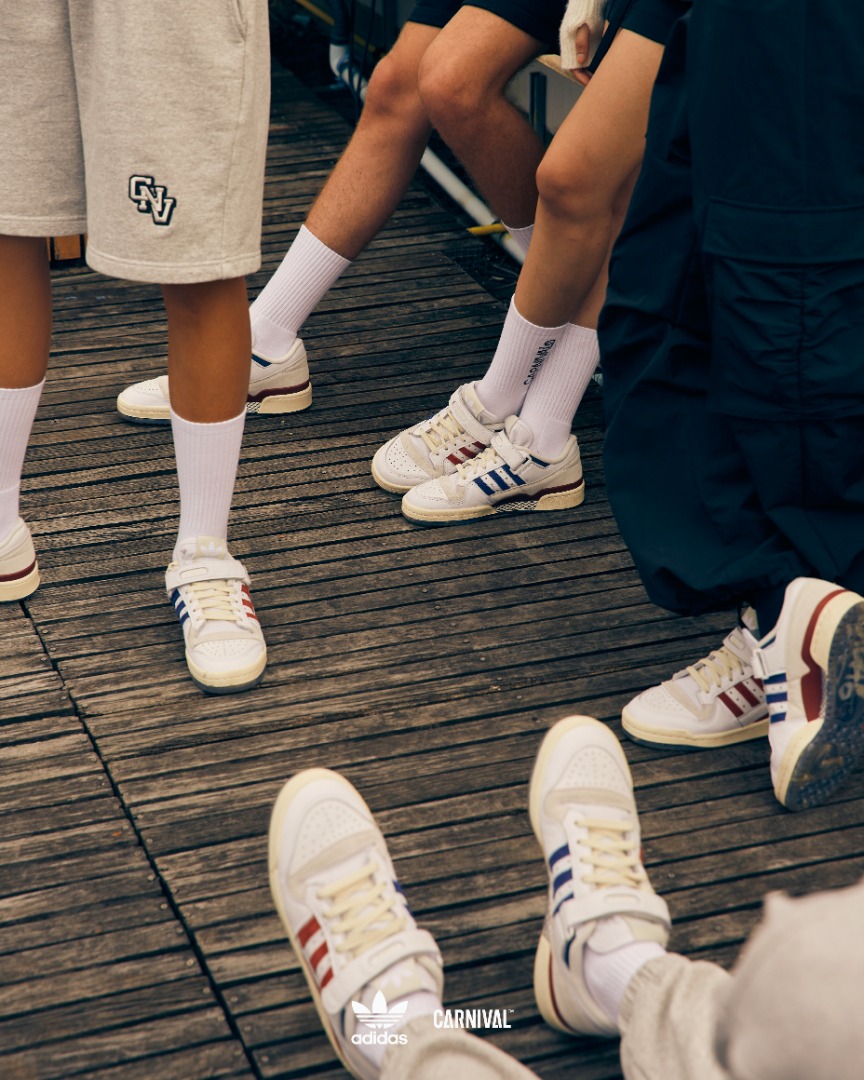 รวมรูปภาพของ มาแล้ว CARNIVAL x adidas Originals Forum 84 Low "We Tag ...