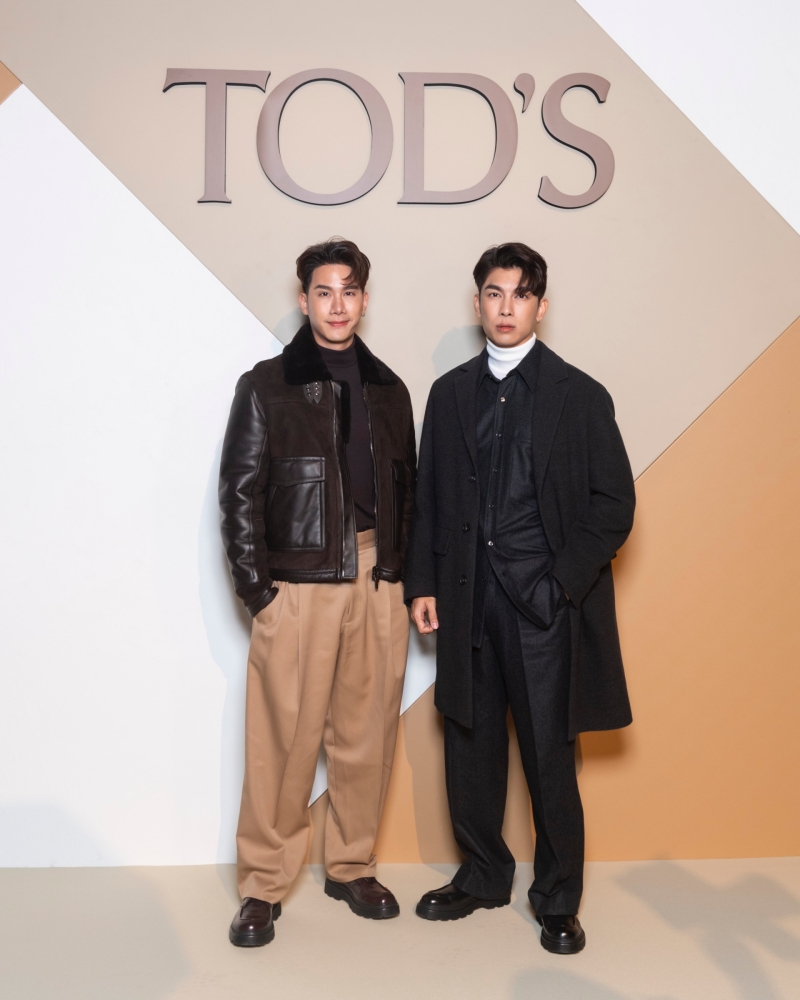 "มิว-ตุน" ชมแฟชันโชว์ TOD'S คอลเลกชัน Spring / Summer 2025