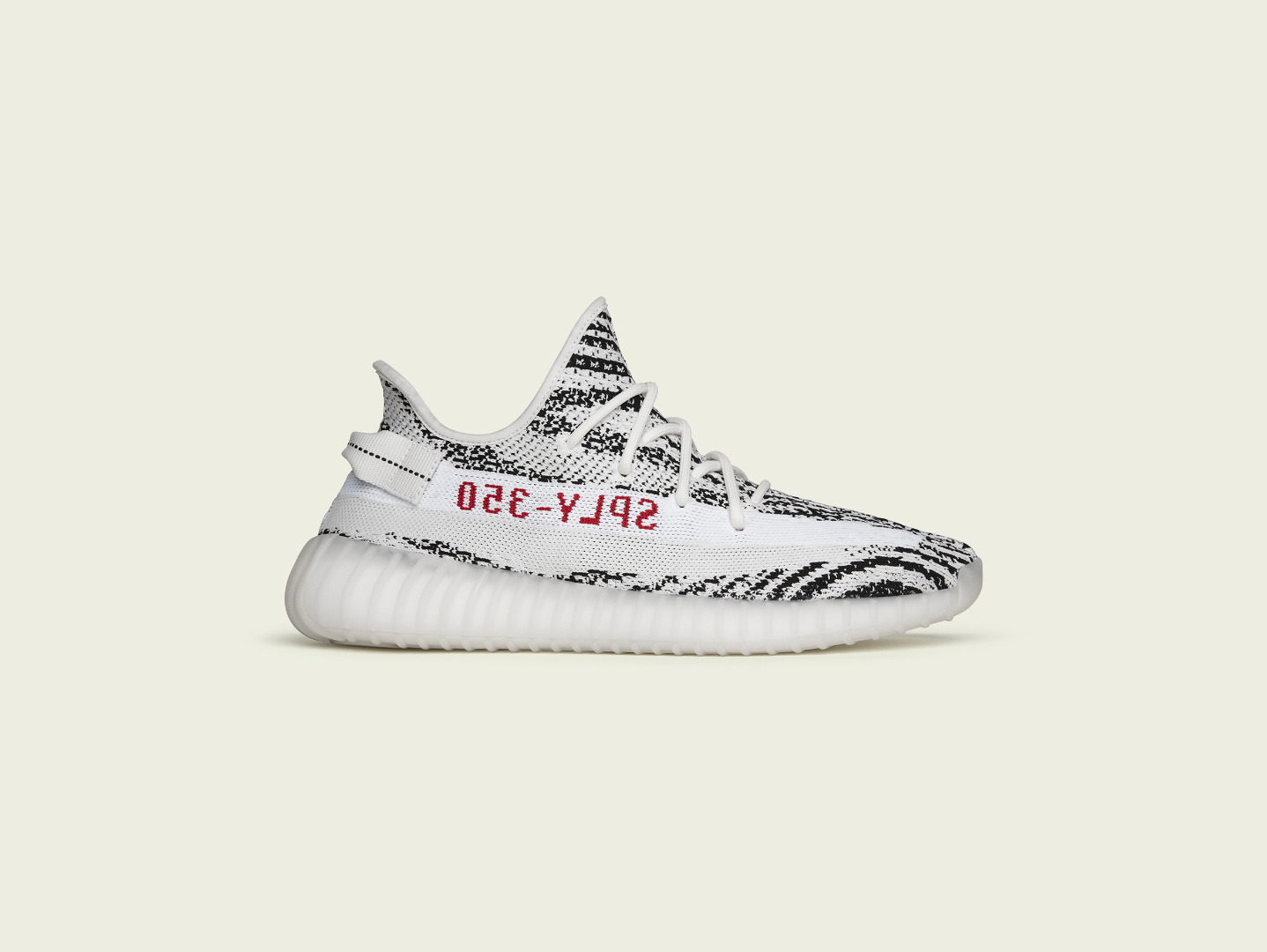 YEEZY BOOST 350 V2 White/Core Black/Red 