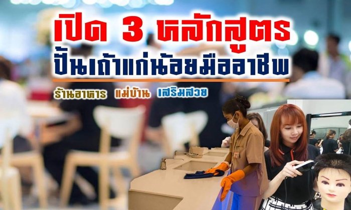 รัฐบาลเปิด 3 หลักสูตร ปั้นเถ้าแก่น้อยมืออาชีพ