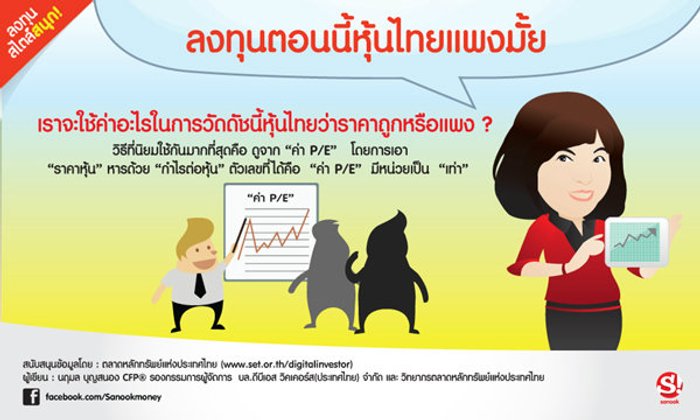 ลงทุนตอนนี้หุ้นไทยแพงมั้ย