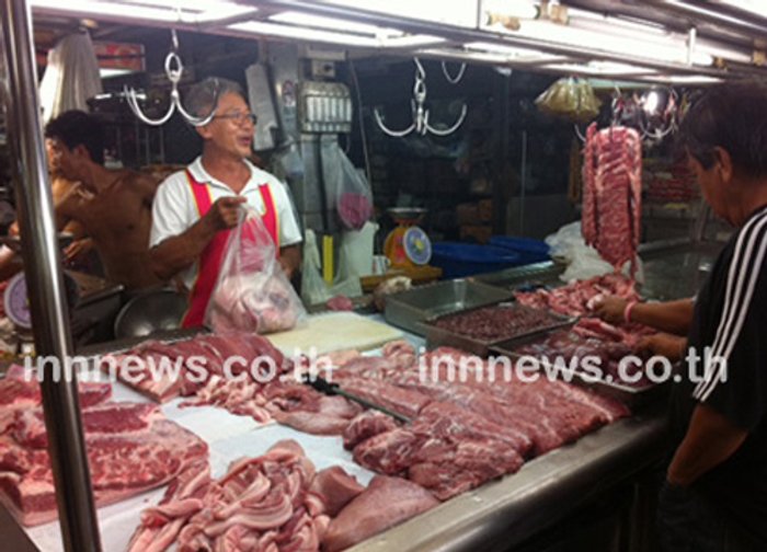 วันนี้ราคาสินค้าทรงตัวเนื้อหมู130-135บ./กก.