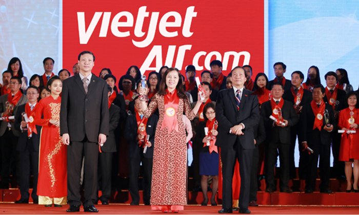 เวียตเจ็ท ขึ้นแท่น 1 ใน 15 แบรนด์ที่แข็งแกร่งที่สุดในเวียดนาม