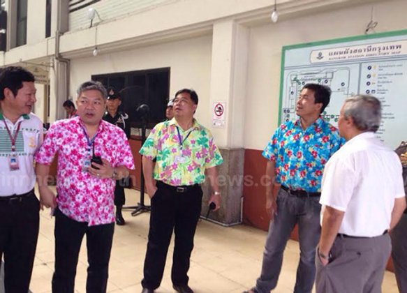 ชัชชาติตรวจดูความเรียบร้อยรถไฟหัวลำโพง