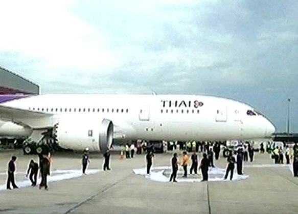 โบอิ้ง787-8ดรีมไลเนอร์ลำแรกของการบินไทย