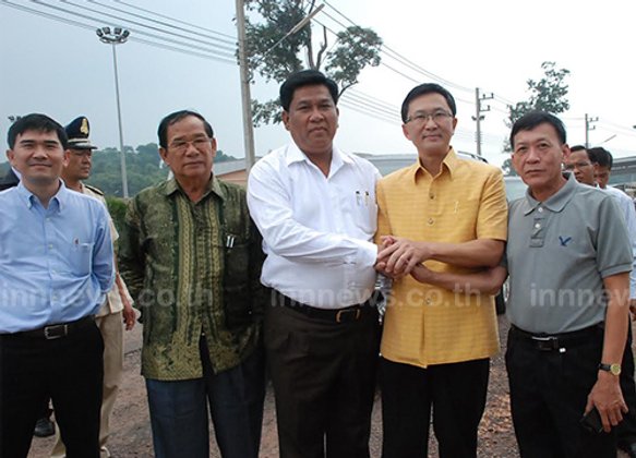 ผู้ว่าฯ เขมร สำรวจเมืองใหม่ช่องสะงำ พร้อมหนุน