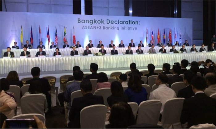 กสิกรไทยจับมือ 35 ธนาคารพันธมิตรยกระดับการให้บริการการเงินสู่มาตรฐานสากลรับเออีซี