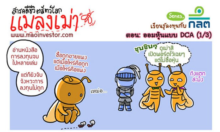 การ์ตูนMao Investor ตอน ออมหุ้นแบบ DCA