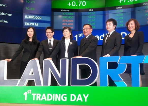 จีแลนด์รีทเปิดการซื้อขายกองทุนทรัสต์