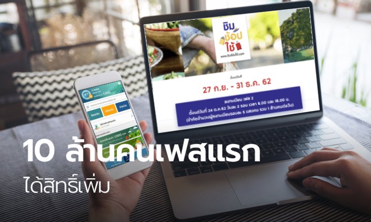 ชิมช้อปใช้ 2 คนที่ลงทะเบียน 10 ล้านคน ยังได้ 1,000 บาทอีกมั้ย-ได้สิทธิ์อะไรเพิ่มบ้าง?