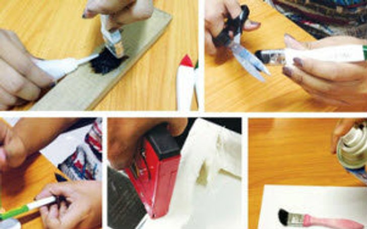 ใส่ไอเดีย ทาสี สร้างสรรค์เป็น “Handmade Hook Brush”
