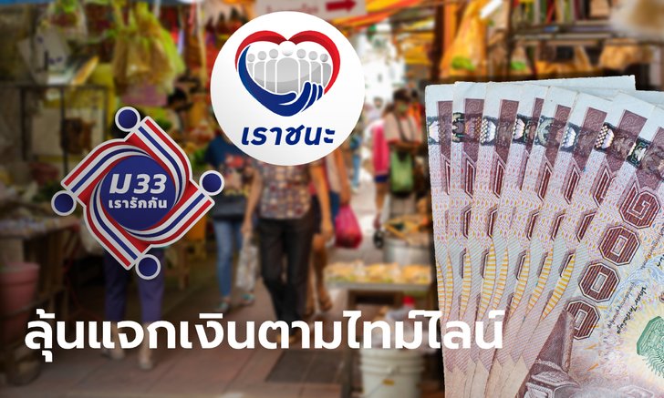 เราชนะ-ม33เรารักกัน คลังชง ครม. วันแจกเงินเยียวยาโควิด-19 อีก 85,500 ล้านบาท