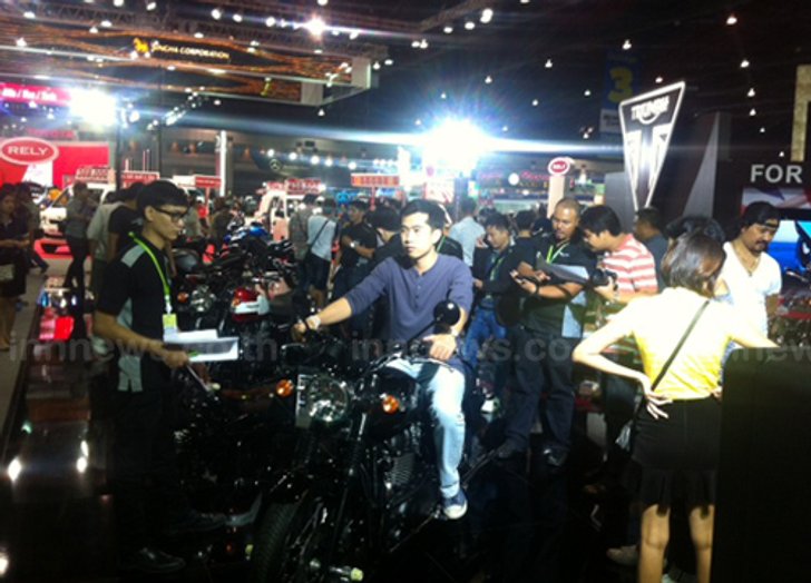 Motor Expo วันที่ 3 ช่วงเย็นคึกคัก