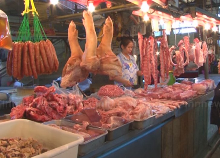 พณ.เผยราคาเนื้อหมูวันนี้110-115บ./กก.