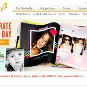 เว็ปไซต์ Shutterfly