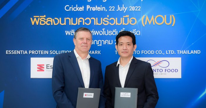 タイのEntoFoodsがEssentiaMOUに署名し、コオロギのタンパク質輸出を世界規模に拡大