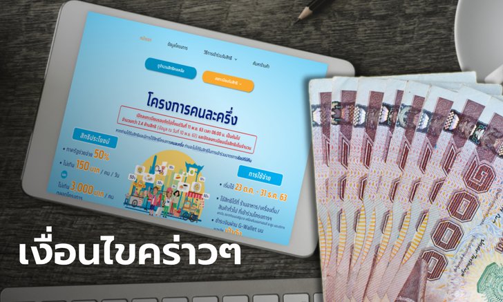 เช็กเงื่อนไข คนละครึ่งเฟส 2 เบื้องต้น ทำคนได้สิทธิ์รอบแรกไปแล้วร้องเฮ! เริ่มต้นปี 2564
