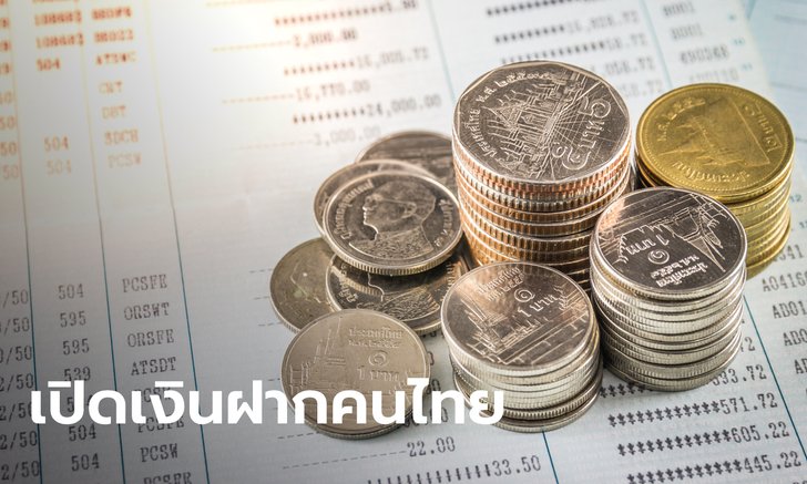 .ธปท. เผยเงินฝากคนไทย ส่วนใหญ่มีเงินในบัญชีเฉลี่ยราว 4,000 บาท.