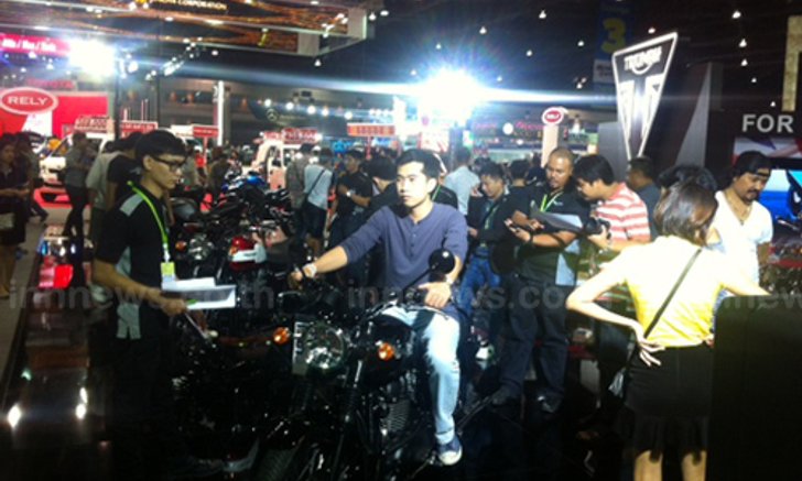 Motor Expo วันที่ 3 ช่วงเย็นคึกคัก