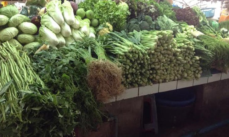 ราคาผักสดตลาดเงินวิจิตรยังทรงตัว