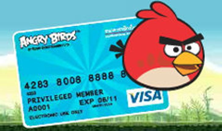 Angry Birds เกมส์สุดฮิต สู่ลายบัตรเดบิตสุดเจ๋ง